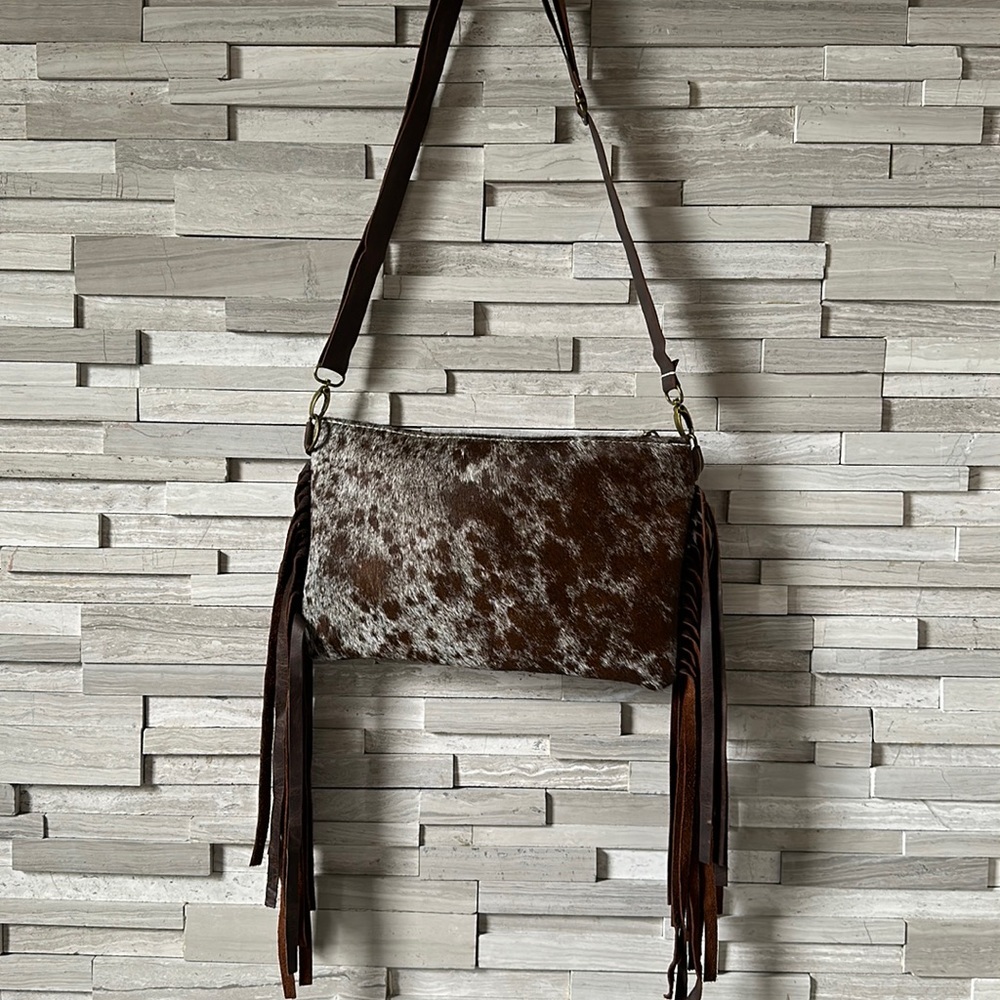 SUPER CUTE Cowhide crossbody HANDBAG!